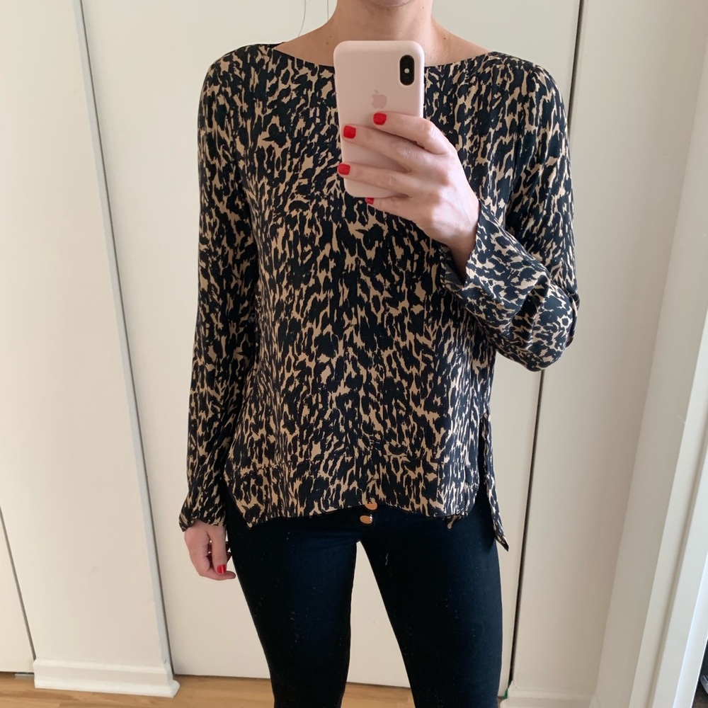 Leopard blouse
